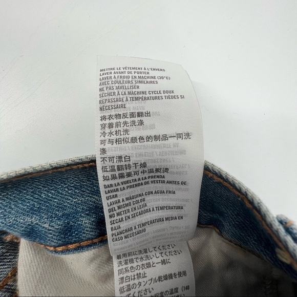 Hollister Women's Distressed Frayed Hem Jean Shorts Size w3/26 - Picture 9 of 12